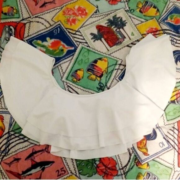 Pat Pat NWT Palm Leaf Two Piece Swimsuit Size Large - Picture 4 of 5